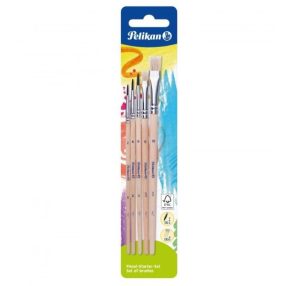   5 db-os Kezdő ecsetkészlet/Starter, vegyes (2,4,6 + 6,10) - Pelikan
