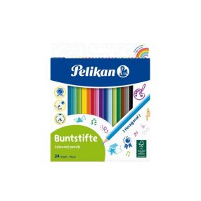 Pelikan színesceruza, 24 szín, hatszögletű