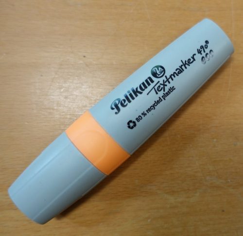 Pelikan szövegkiemelő, narancs
