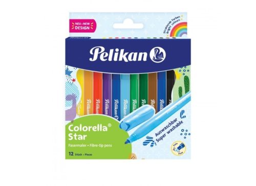 Filctoll, Colorella Star C302, 12 szín - Herlitz