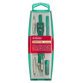 Herlitz 5 részes körzőkészlet, Zöld