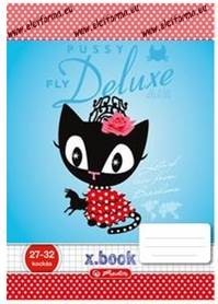 Deluxe Kék kockás füzet, A5/27-32 - Herlitz