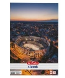 City - Herlitz Olaszország kockás füzet, A4/87-32 