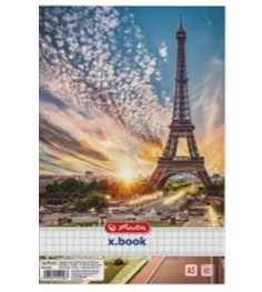 City - Herlitz Eiffel tororny kockás füzet, A4/87-32 