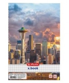 City - Herlitz Amerika kockás füzet, A4/87-32 