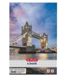 City - Herlitz London kockás füzet, A4/87-32 