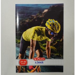   Sport - Herlitz Bicikli Sárga sisakos kockás füzet (A5/27-32)
