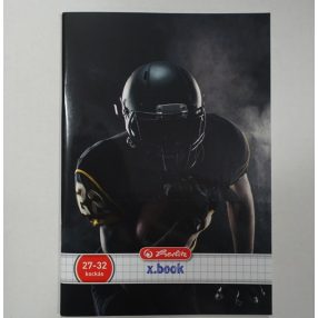 Sport - Herlitz Amerikai foci kockás füzet, (A5/27-32)