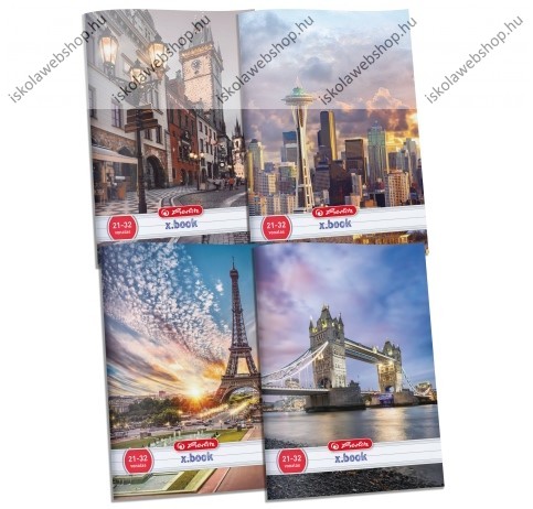 Herlitz City sima füzet, Toronyházak, A5/20-32 