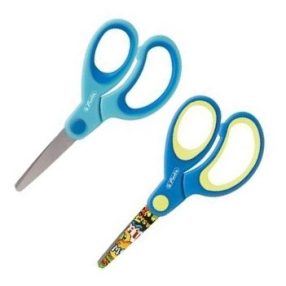   Barkácsolló Design tompa, jobbkezes, kék vagy zöld, 1 db - Herlitz