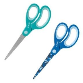   Barkácsolló Design hegyes, jobbkezes, kék vagy zöld, 1 db (17 cm) - Herlitz