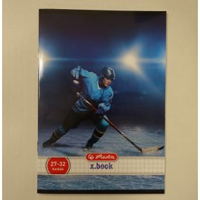 Sport kockás füzet, Hoki, A4