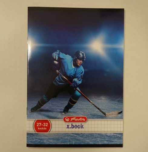 Sport kockás füzet, Hoki, A4