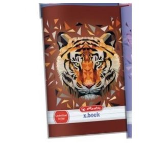 Herlitz Leckefüzet,  Wild Animals - Tigris, A5, 44 lapos 