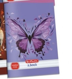 Herlitz Leckefüzet,  Wild Animals - Pillangó, A5, 44 lapos 