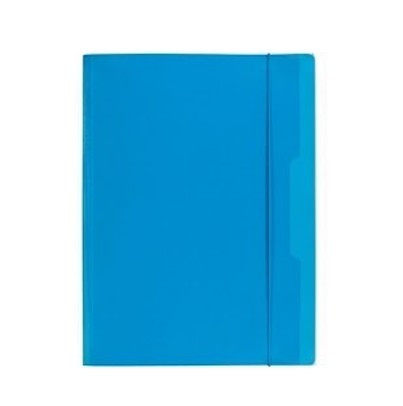 Color Blocking gumis mappa, Kék (A4) - Herlitz