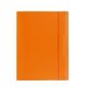 Color Blocking gumis mappa, Narancs (A4) - Herlitz