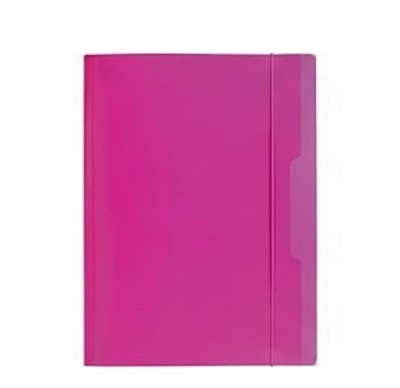 Color Blocking gumis mappa, Pink (A4) - Herlitz