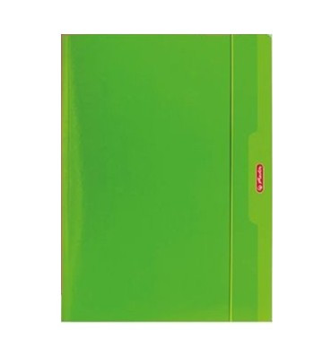 Color Blocking gumis mappa, Zöld (A4) - Herlitz