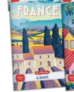 City Travel kockás füzet, France, A4/87-32 