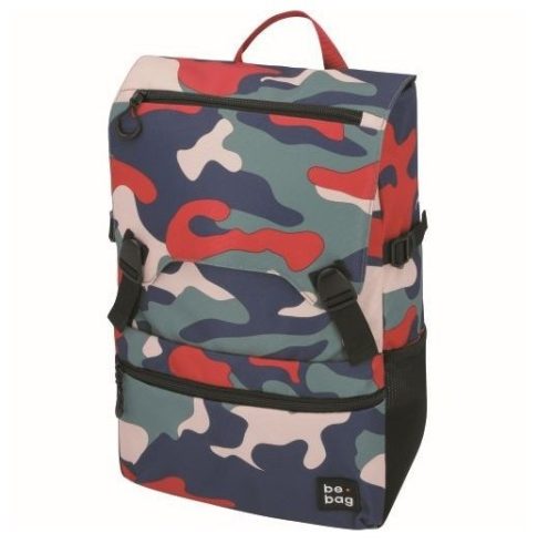 Herlitz be.bag be.smart iskolai hátizsák, Camouflage fun (25 liter)