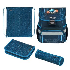 Herlitz Loop Plus iskolatáska szett, Spacecar/Űrhajós