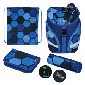 Herlitz Iskolatáska Plus, SoftLight Football/Focis
