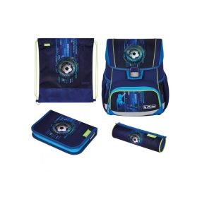 Herlitz Loop Plus iskolatáska szett, Focis/Soccer