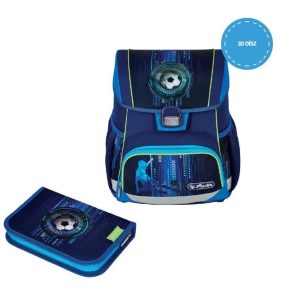 Herlitz Loop iskolatáska, Focis/Soccer + tolltartó