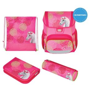 Herlitz Loop Plus iskolatáska szett, Bloomy Horse/Lovas