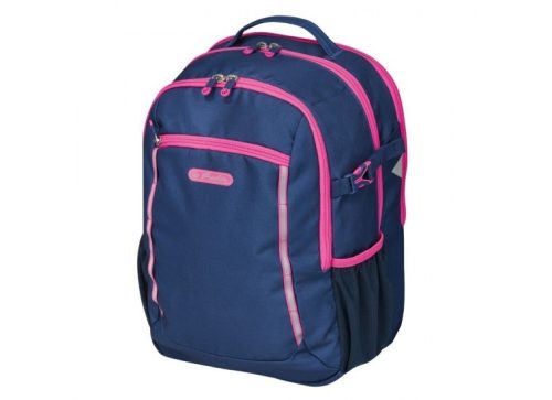 Herlitz Ultimate iskolai hátizsák, Navy/pink