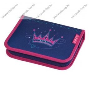   Herlitz kihajtható tolltartó, Koronás/Crown, 2 klapnis (31 részes töltött)