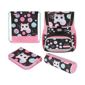Herlitz Loop Plus iskolatáska szett, Cute Cat