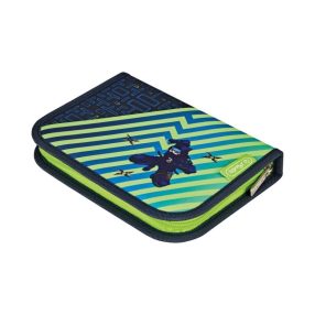 Herlitz kihajtható tolltartó, Ninja, 2 klapnis (üres)