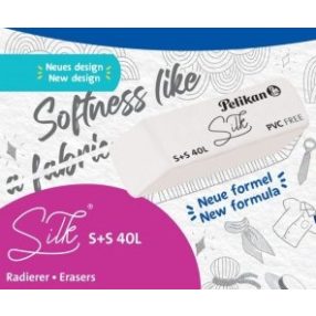 S+S Silk Radír, fehér 