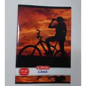 Sport kockás füzet, Kerékpár, A4
