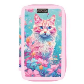 Herlitz 3 emeletes tolltartó, Cica (üres)