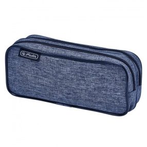 Textil tolltartó, dupla, kék