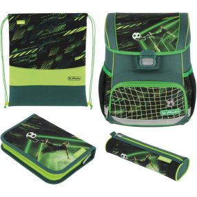 Herlitz Loop Plus iskolatáska szett, Game Changer/Focis