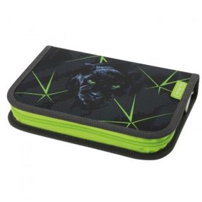   Herlitz kihajtható tolltartó, Wild Life/Fekete Párduc, 1 klapnis (üres)