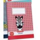 Herlitz kockás füzet, Cute Animals - Zebra, A5/27-32  (1 db)
