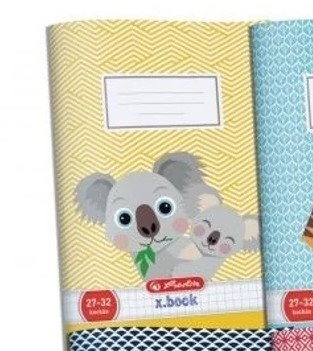 Herlitz kockás füzet, Cute Animals - Koala, A5/27-32  (1 db)
