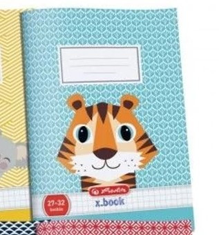 Herlitz kockás füzet, Cute Animals - Tigris, A5/27-32  (1 db)