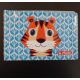 Puhafedeles diákigazolvány tartó, 4 betéttel, Cute Animals - Tigris