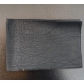 Puhafedeles diákigazolvány tartó, 4 betéttel, Fekete