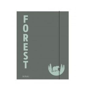 Gumis mappa, A4, Terra - Zöld