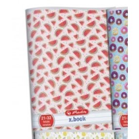 Herlitz 4-8. osztályos vonalas füzet, Dinnye (A5/21-32)