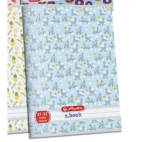 Herlitz 4-8. osztályos vonalas füzet, Láma (A5/21-32)