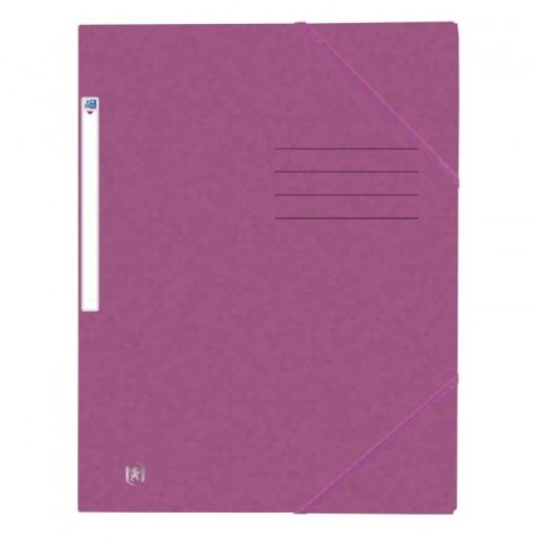 Oxford Top File gumis mappa, A4, pink
