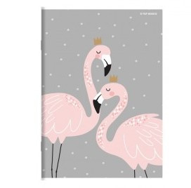 Hamelin kockás füzet, Flamingo (A4/87-32)